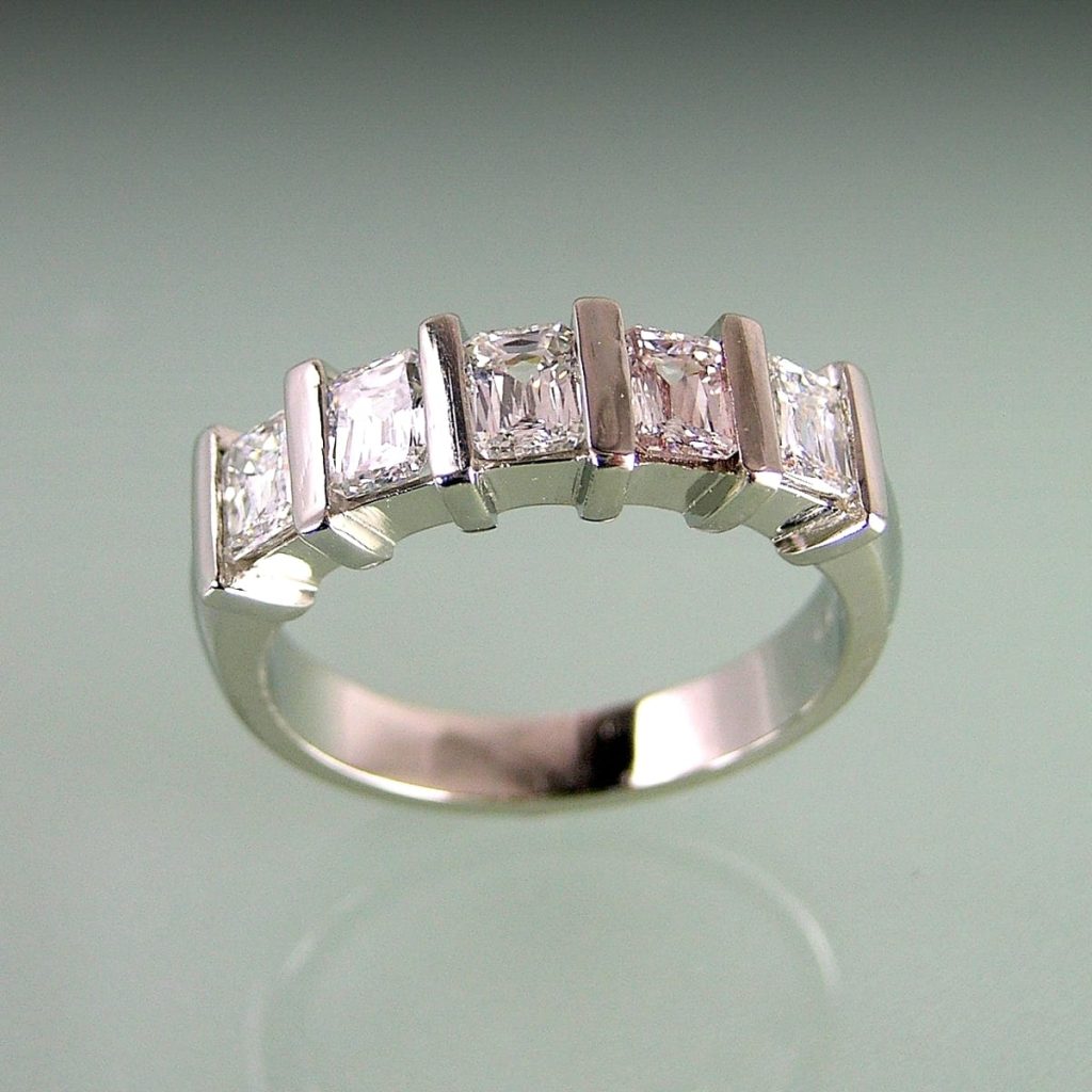 RADIANT 5 Stone Diamond Ring
