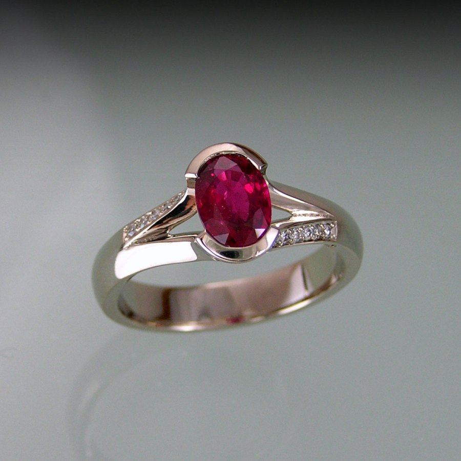 orbit jewellery queenstown ruby ring custom made